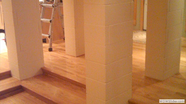 Installation of Custom Risers & Treads East Hampton, NY